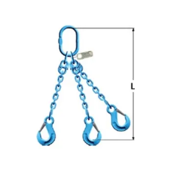 Upínací popruh Pewag 3-pramenný vázací řetěz oko-háky AWP-HSWP