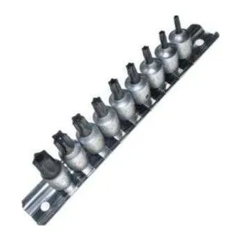 Nástroje - Condor Tools nástrčné klíče Torx Plus 5-hranné s otvorem TS10-TS50 1/4" 9 ks CONDOR - NARZĘDZIA