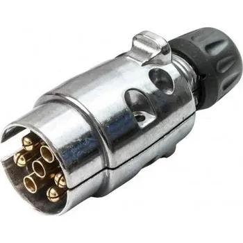 Příslušenství - kovová zástrčka pro přívěs 7-pin 12V (1 ks) FAST
