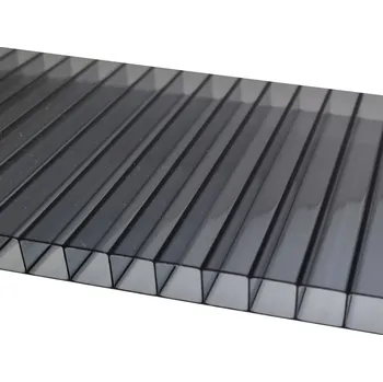 Průsvitná krytina ARLA PLAST Deska polykarbonátová dutinková antracit - tl.10 (2100×5000mm)