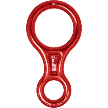 Lezecký doplněk Singing Rock - Slaňovací osma L, Červená