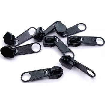 Zip Jezdec 5mm autolock s aretací voděodolný 10 ks černý