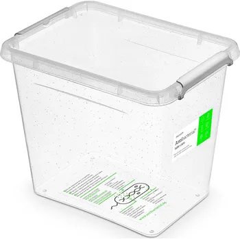 Dóza na potraviny antibakter.box 3,0 l 19,5x15x16cm,transp.plast Rychlá expedice, doprava zdarma od 999,-