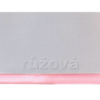 Záclona Kusová záclona Ariel - mix barev růžová 130x300