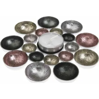 Svícen Casa de Engel Home Kovový svícen, 6/36 Fialová UNI (2795730)