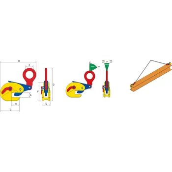 Truhlářská svěrka Vertikální svěrka TERRIER TOBK Svěrky: Vertikální svěrka TERRIER TOBK, Nosnost 2000 kg