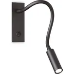 Ideal Lux IO AP nástěnné zapuštěné bodové svítidlo LED 3W 300lm 3000K IP20, černé