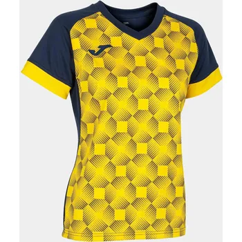 Chlapecké tričko Dámské triko JOMA Supernova III T-shirt Navy-Yellow M