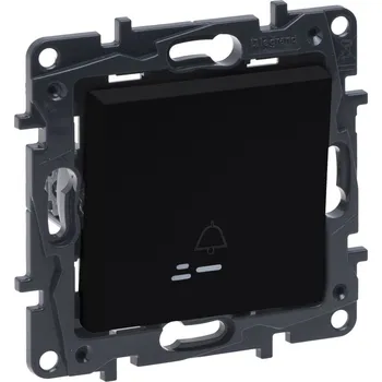 vypínač a zásuvka Legrand 863510 NILOE S.TLAČ.OR.PODSV.ZV.ČER.