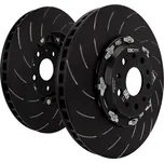 EBC Racing | dvoudílné plovoucí drážkované brzdové kotouče zadní (kompletní) SG2F018