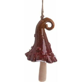 Klobouk Casa de Engel Home Keramický zvonek - klobouk, hnědá, 6/36 Fialová UNI (2814495)