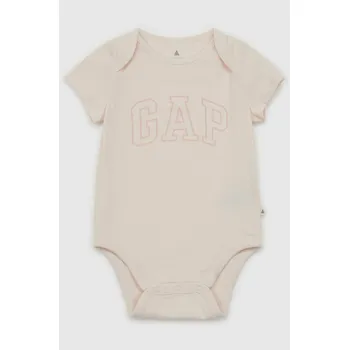 Kojenecké oblečení GAP Dívčí Baby body s logem GAP Růžová 74-80 (2467015)
