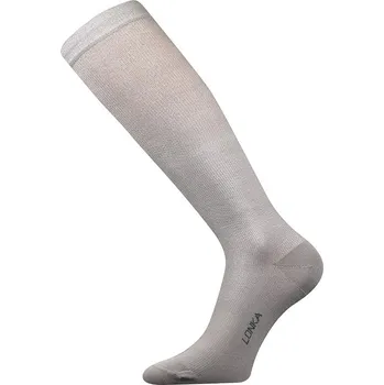 Pánské ponožky KOOPERAN kompresivní podkolenky Lonka - 2.jakost 43-46 sv. šedá
