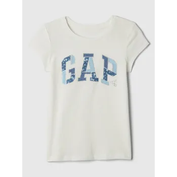 Dívčí tričko GAP Dívčí Dětské bavlněné tričko Gap Bílá 104/110 (2475283)