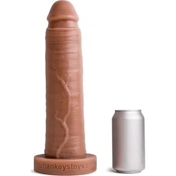 Dildo Mr. Hankey’s Toys Big Daddy Large, prémiové silikonové dildo s Vac-U-Lock 36,3 x 6,6–8,7 cm