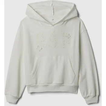 Dívčí mikina GAP Dívčí Dětská mikina s logem Gap Bílá 160-164 (2250833)