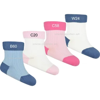 Kojenecké oblečení WOLA Kojenecké ponožky w14.08i-vz.991 Barva: C58, Velikost: 15-17(10-11)