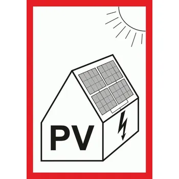 STRO.M propagace Samolepka ZTC027 A7 PV symbol na fotovoltaiku