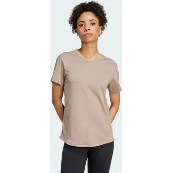 ADIDAS Tričko Yoga Essentials XS KAŠTANOVÁ