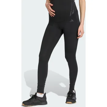 ADIDAS Legíny Optime Essentials Full-Length (těhotenské) XS ČERNÁ|ŠEDÁ