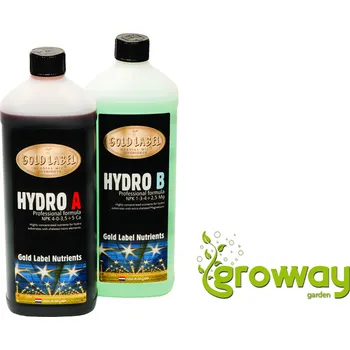 Hnojivo Gold Label Hydro A+B 1 l