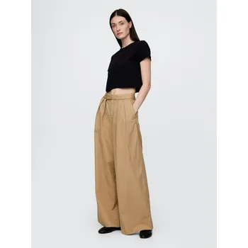 Oblečení a móda GAP Dámské Kalhoty High Rise Wide GAP Hnědá S (2766256)