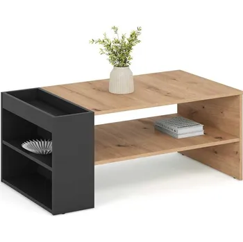 Konferenční stolek Konferenční stolek Ingenio 100x55x42 cm, dub artisan / černá