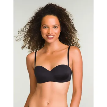 Podprsenka DIM Dámské Černá dámská podprsenka bez kostic Dim WIREFREE STRAPLESS BRA Černá 75B (2611644)