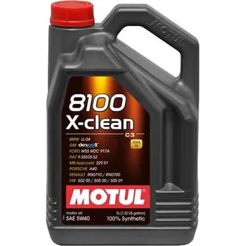 Motorový olej Motorový olej Motul 8100 X-CLEAN 5W-40, 5L