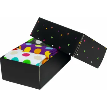 Dámská móda Meatfly Dámské Meatfly dámské ponožky Lt. Regular Dots Gift Pack | Mnohobarevná | Velikost Černá 36-39 (2789128)