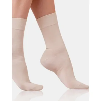 Dámské ponožky Bellinda Dámské Béžové dámské ponožky Bellinda COTTON MAXX LADIES SOCKS Béžová 39-42 (2619119)