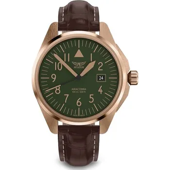 Hodinky Aviator Airacobra 43 Type A V.1.38.2.330.4 + 5 let záruka a dárek ZDARMA