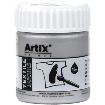 Speciální výtvarná barva MP barva na textil 45ml stříbrná PP652-2 547446