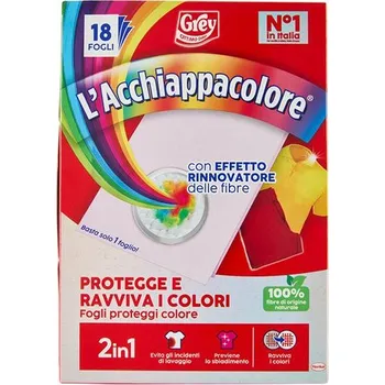 Prací prášek Grey L'acchiappacolore Protegge e Ravviva i Colori ubrousky proti zabarvení prádla 18 ks