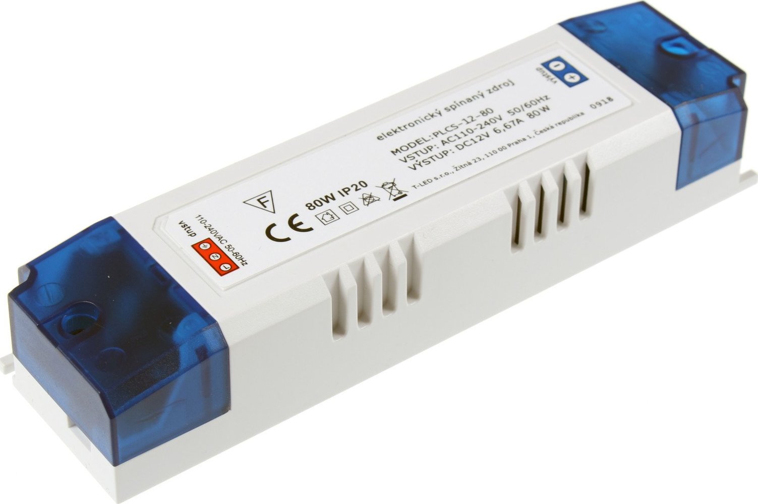 T-LED LED zdroj PLCS 12V 80W vnitřní Varianta: LED zdroj PLCS 12V 80W vnitřní