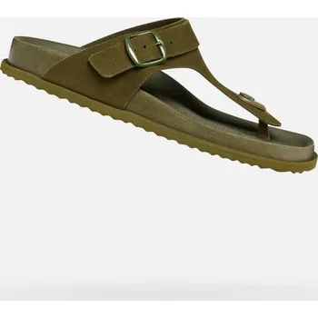 Dámské žabky Geox Dámské Světle zelené dámské žabky Geox Sandybett Zelená 38 (2786555)