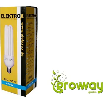 Žárovka Úsporná CFL lampa ELEKTROX 125W, na růst 1 ks