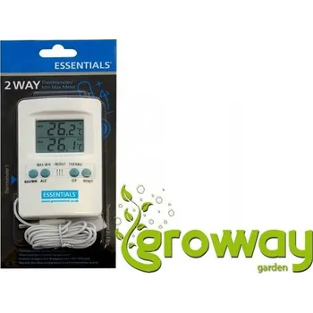 Essentials Digital 2 Way Thermometer/Min Max Meter 1 ks