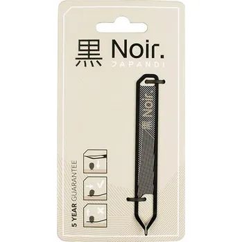 Pinzeta na klíšťata EBI Noir Japandi pomůcka pro vybírání klíšťat pro psa 10 × 1,4 cm