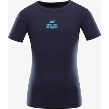 Dívčí oblečení ALPINE PRO Dívčí Tmavě modré dětské rychleschnoucí tričko ALPINE PRO BASIKO Modrá 92-98 (2024776)