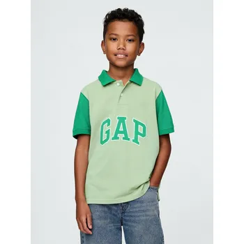 Chlapecké tričko GAP Chlapecké Dětské polo tričko s logem Gap Zelená 128/134 (2700728)