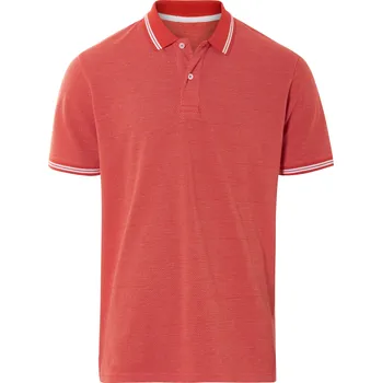 Pánské tričko LIVERGY® Pánské polotriko "Regular Fit", s kontrastními pruhy (oranžová, S (44/46))