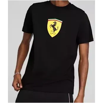 Ferrari originální triko (Tričko Ferrari černé doprava zdarma)