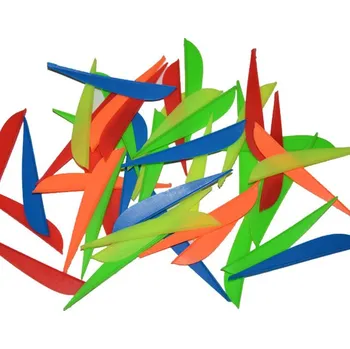 Příslušenství pro luk a kuši Plastová křidélka letka na šípy 2,6"/63mm červená