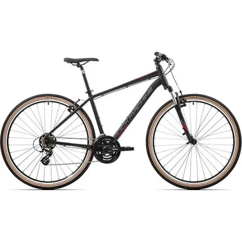 Horské kolo ROCK MACHINE Crossride 100 - 20.0" (L) Matte Black/Grey/Red