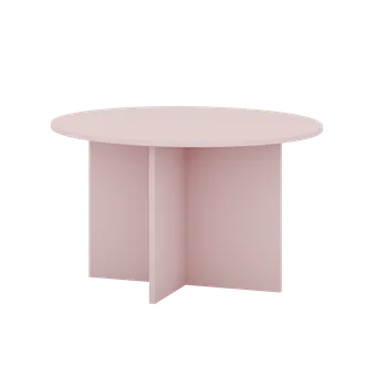 Konferenční stolek Konferenční stolek Phoebe 01 84 cm růžový
