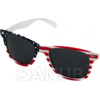 Sluneční brýle Sluneční brýle Wayfarer - USA červeno-modro-bílé