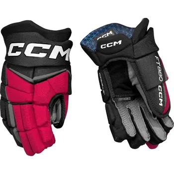 Chránič rukou Rukavice CCM Jetspeed FT880 SR, černá-červená-bílá, Senior, 15" CCM