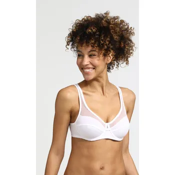 Podprsenka DIM Dámské Bílá dámská podprsenka Dim GENEROUS COTTON BIO BRA Bílá 80C (2612070)