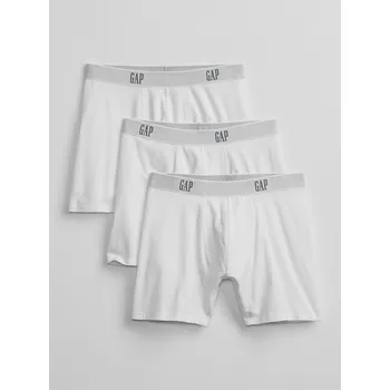 Boxerky GAP Pánské Boxerky basic, 3 ks GAP Bílá M (2497447)